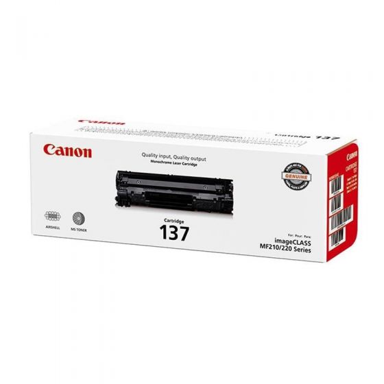 Cartouche Toner Canon 137 Noire 9435B001 Originale 