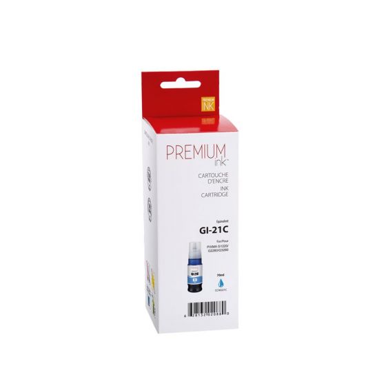 Canon 4537C001 GI-21 C Bouteille d'encre Cyan Compatible