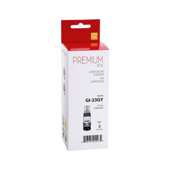 Canon  4705C001 GI-23 GY Bouteille d'encre Gris Compatible