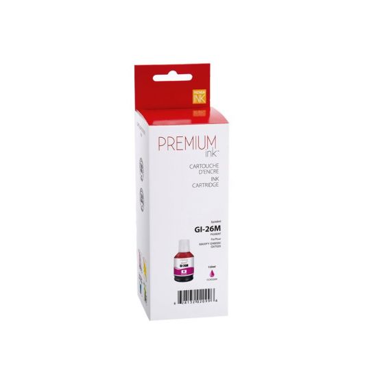 Canon 4422C001 GI-26 M Bouteille d'encre Magenta Compatible
