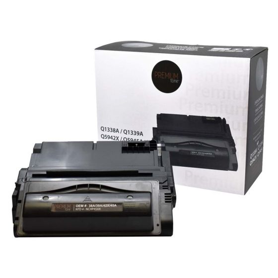 HP 38A , 39A, 45A, 42X Q5942X Cartouche Toner Noire Compatible Universelle