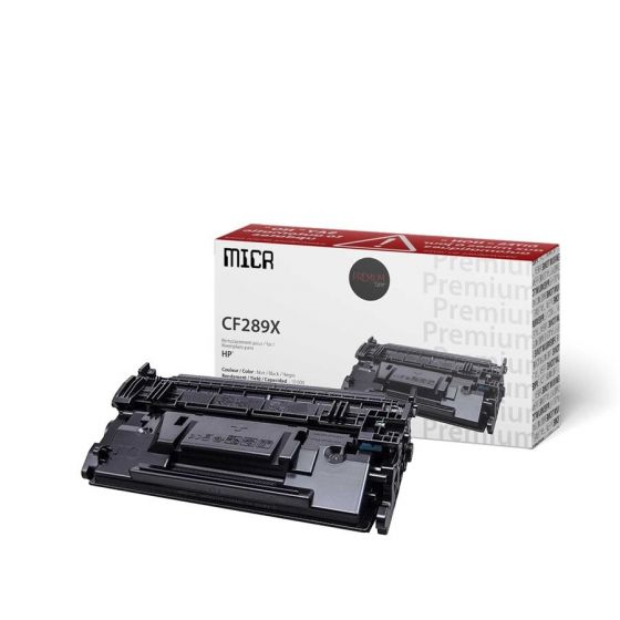 HP 89X®CF289X Cartouche Toner Noire Compatible MICR