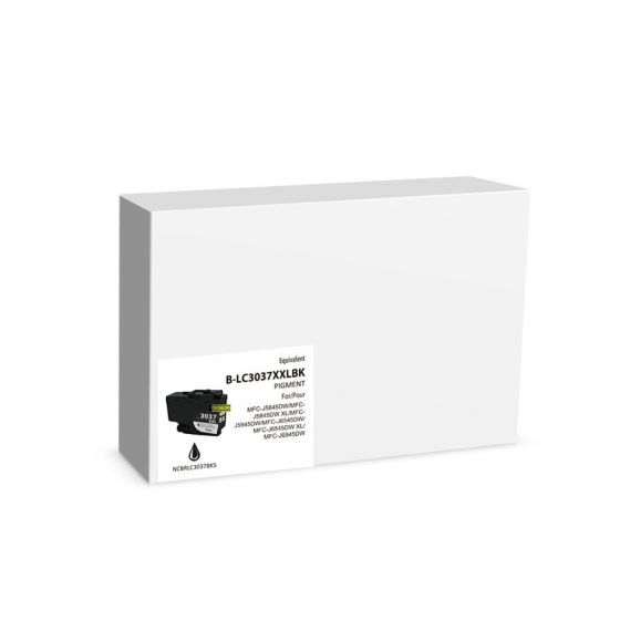 Brother LC3037BK Cartouche d'encre Noire Compatible 