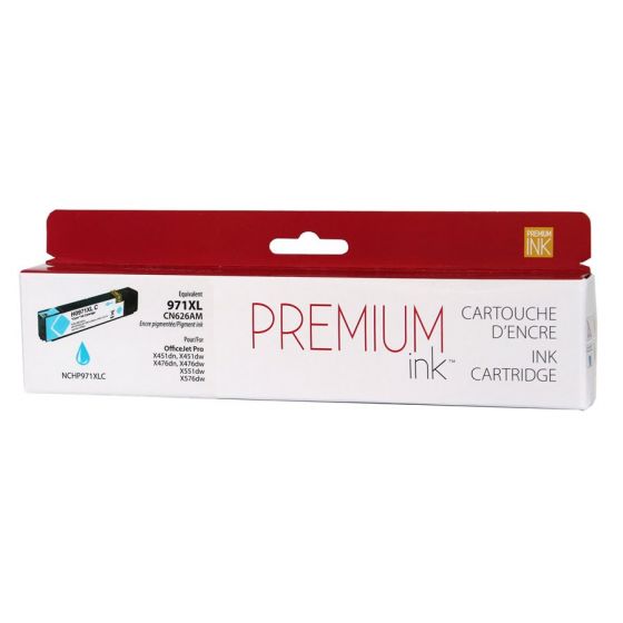 Cartouche d'encre HP971XL Cyan Compatibe 