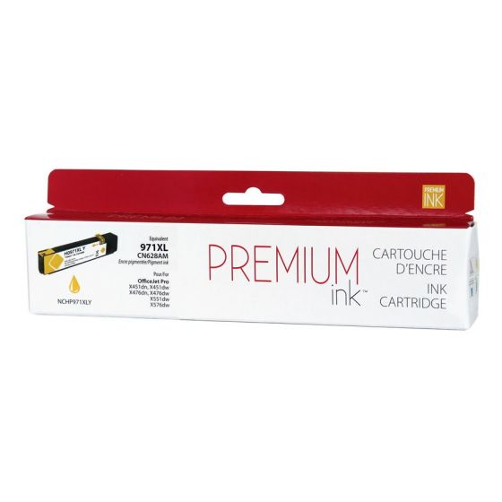 Cartouche d'encre HP971XL Jaune Compatibe 