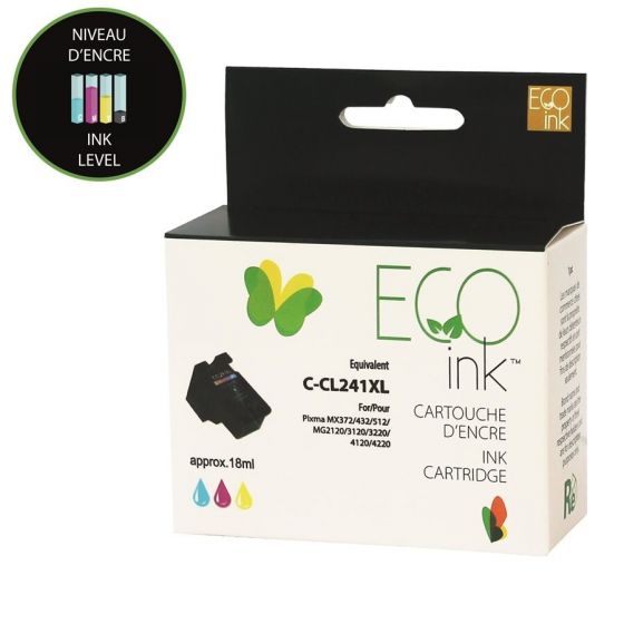 Cartouche d'encre Canon CL241XL Tricolore 5208B001 Réusinée