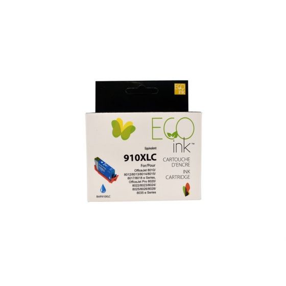 Cartouche d'encre HP910 XL Cyan® 3YL62AN Réusinée 