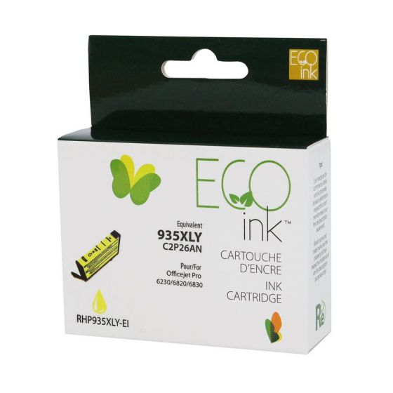 HP 935XL C2P26AN Cartouche d'encre Jaune Réusinée