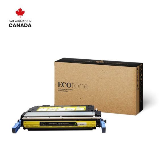 HP 642A CB402A Cartouche Toner Jaune Réusinée