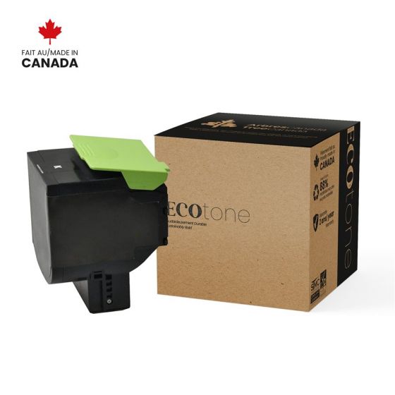 Lexmark 80C1SK0 Cartouche toner Noire Reusinee