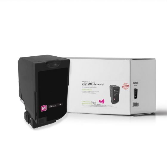 Cartouche Toner Lexmark 74C1SM0 Magenta Reusinée