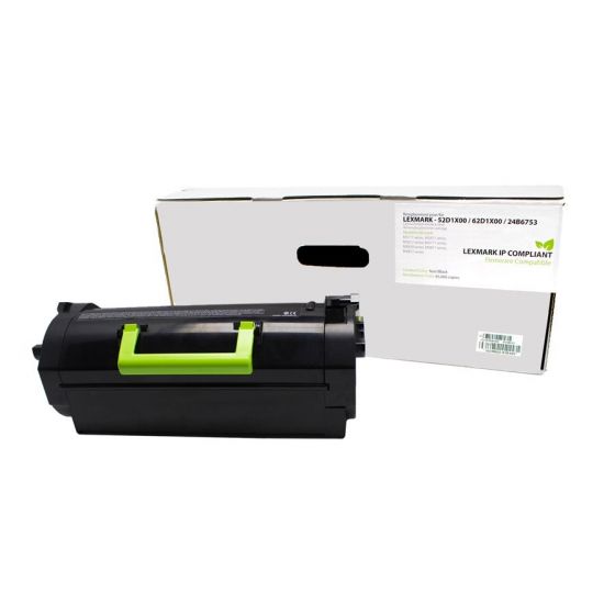 Cartouche toner Lexmark 52D1X00, 62D1X00 Noire Universelle Compatible