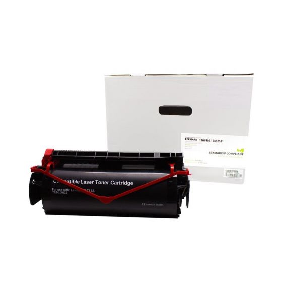 Cartouche Toner Lexmark 12A7462  Noire Compatible