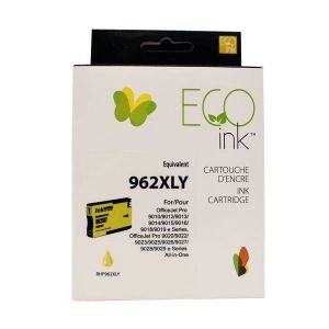 Cartouche d'encre HP 962 XL Jaune® 3JA02AN Réusinée