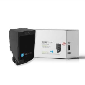 Cartouche Toner Lexmark 74C1SC0 Cyan Reusinée