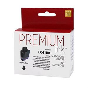 Brother LC41BK Noire Cartouche d'encre Haute Capacité (XL) Premium Compatible 