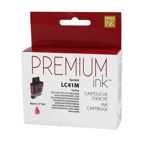 Brother LC41M Magenta Cartouche d'encre Haute Capacité (XL) Premium Compatible