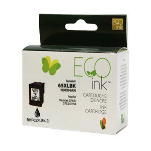 Cartouche d'encre HP 65XL Noire N9K04AN Réusinée