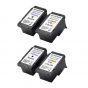 Combo  de 3 Cartouches d'encre Canon PG245XL Noire 8278B001 et 1 cartouche  CL246XL Tricolore 8280B001 Réusinée