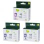 Combo de 2 cartouches HP63BKXL Noir et 1 Cartouche Hp63CXL